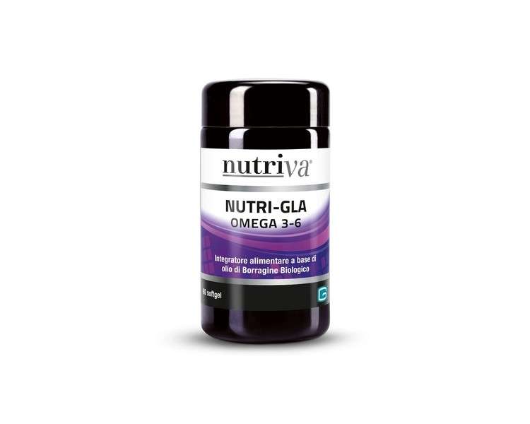 Nutriva Nutri-GLA BIO Skin Supplement Softgel Capsules with Borage Seed Oil 745mg