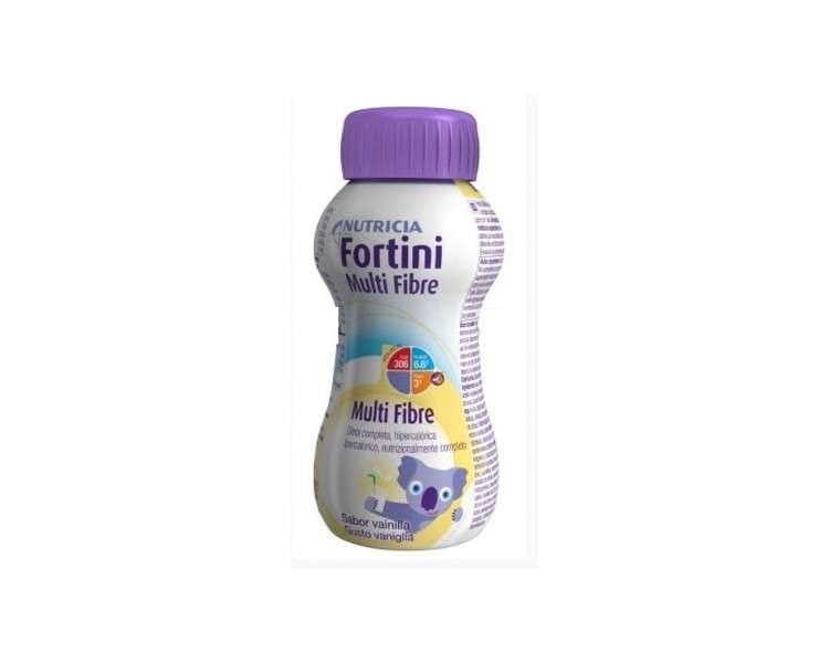 Nutricia Fortini Multi Fiber Food Supplement Vanilla Flavor 200ml
