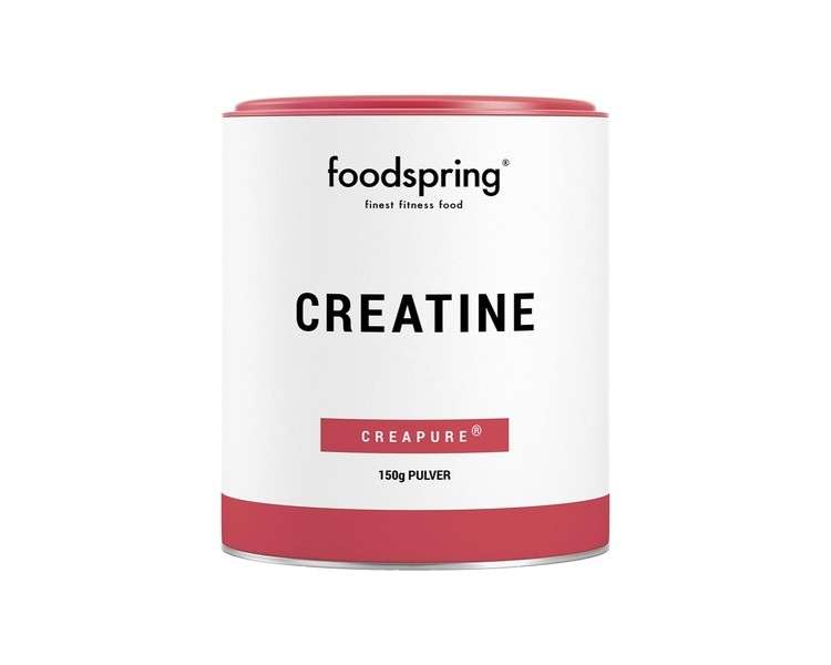 foodspring Creatine Powder 150g Pure Creatine Monohydrate for Muscle Growth Strength and Endurance