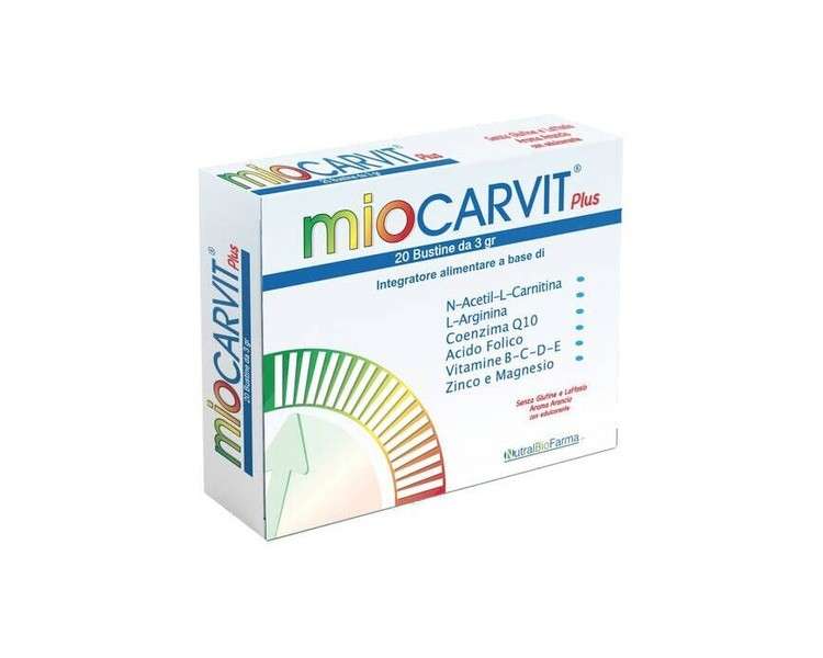 Miocarvit Plus Nutralbiofarma 20 Sachets