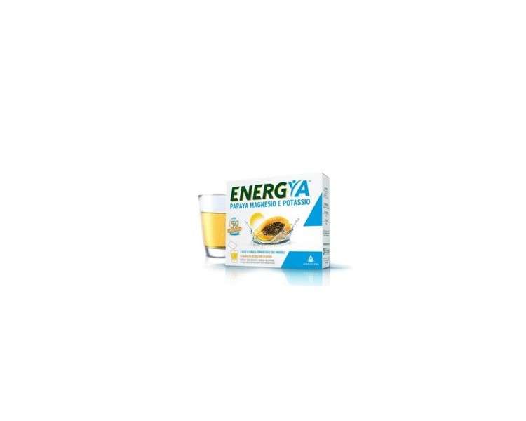 Angelini Energya Papaya Magnesium and Potassium Dietary Supplement