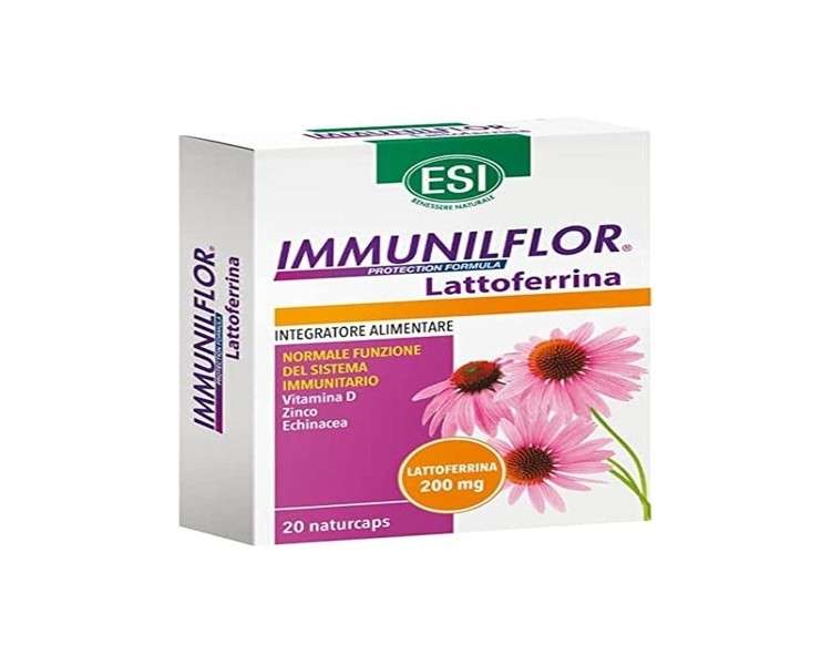 Esi Immunilflor Lattoferrin Food Supplement 20 Naturcaps