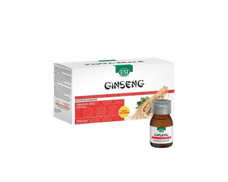 ESI Ginseng 10 Vials Dietary Supplement for Fatigue Physical-Mental