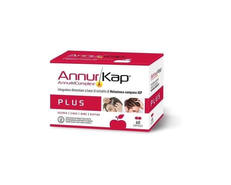 Annurkap Annurtri Complex PLUS Hair Growth and Anti-Fall Supplement 60 Capsules