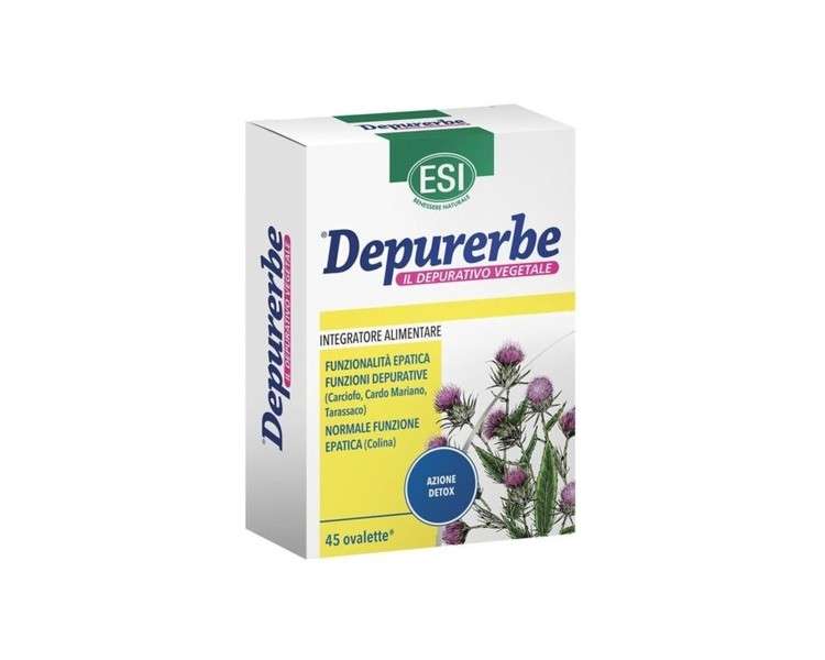 Esi Supplement Depurative 45 Oval-Shaped Depurerbe