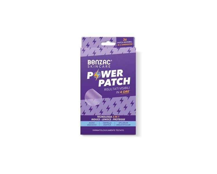 Benzac Skincare Power Patch Acne and Pimple Reducer with Salicylic Acid and Centella Asiatica