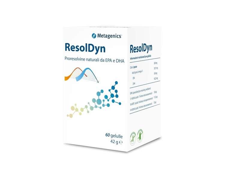 Metagenics Resoldyn Omega3 Dietary Supplement 60 Capsules