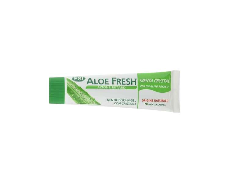 Aloe Fresh Crystal Mint Aloe Vera Gel Toothpaste with Crystals