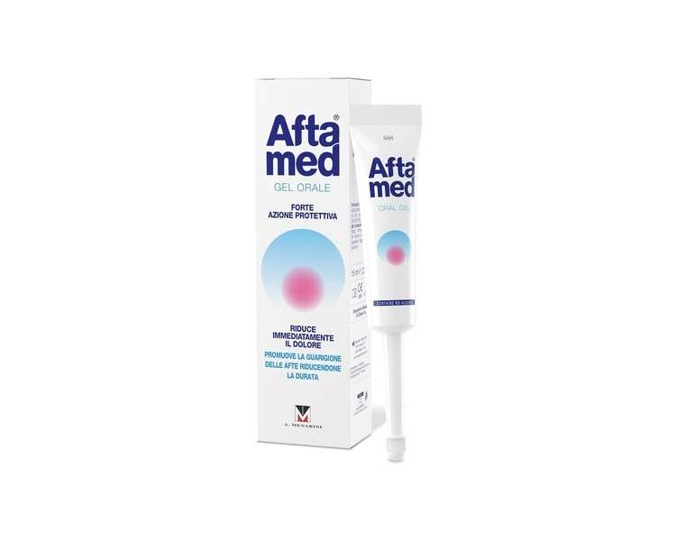 Aftamed Oral Gel for Mouth Ulcers and Stomatitis Medical Device Emergency, 15ml