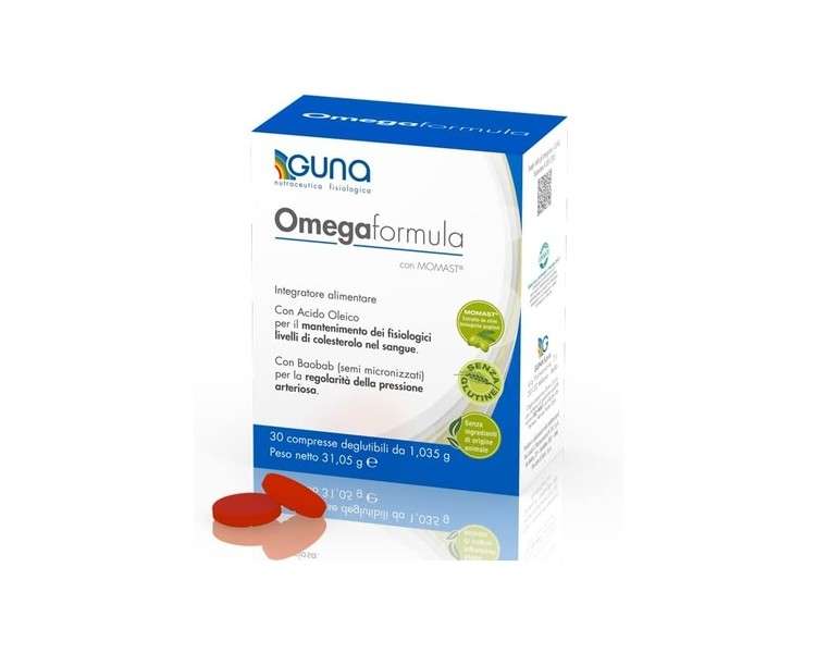 GUNA OmegaFormula Dietary Supplement 30 Tablets