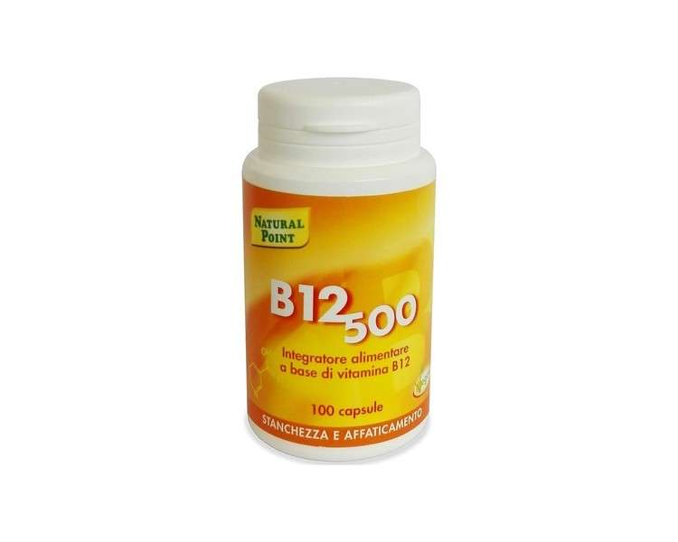 B12 Cyanocobalamin Supplement for the Nervous System 100 Capsules