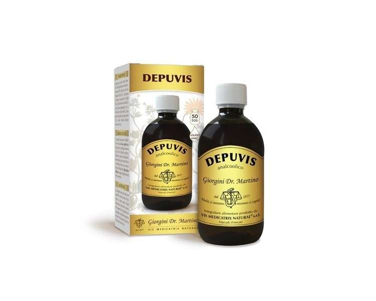 Dr. Giorgini Food Supplement, Depuvis Alcohol-Free Liquid - 500ml