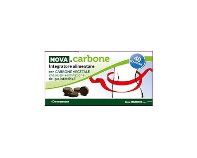 Nova Charcoal Dietary Supplement 40 Tablets
