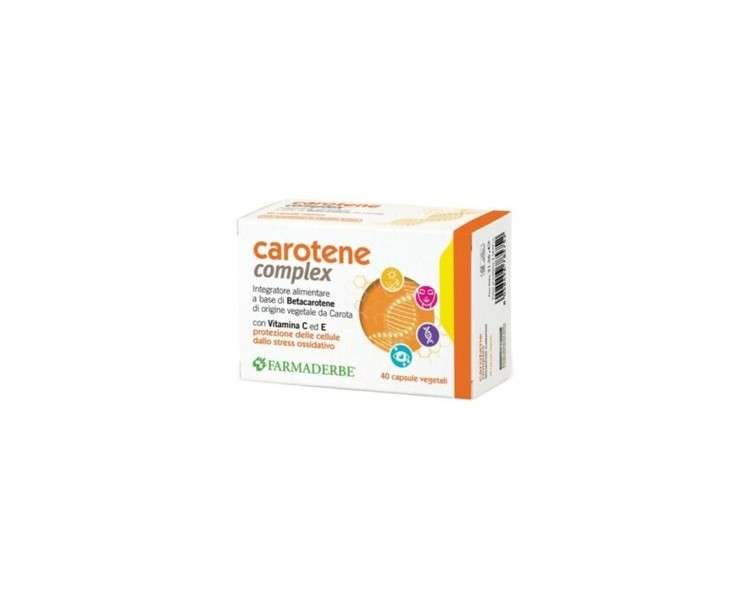 FARMADERBE Carotene Complex Antioxidant Supplement 40 Capsules