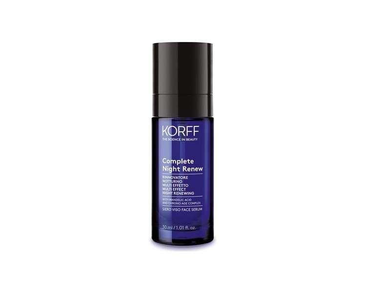 Korff Complete Night Renew Multi-Effect Face Serum 30ml