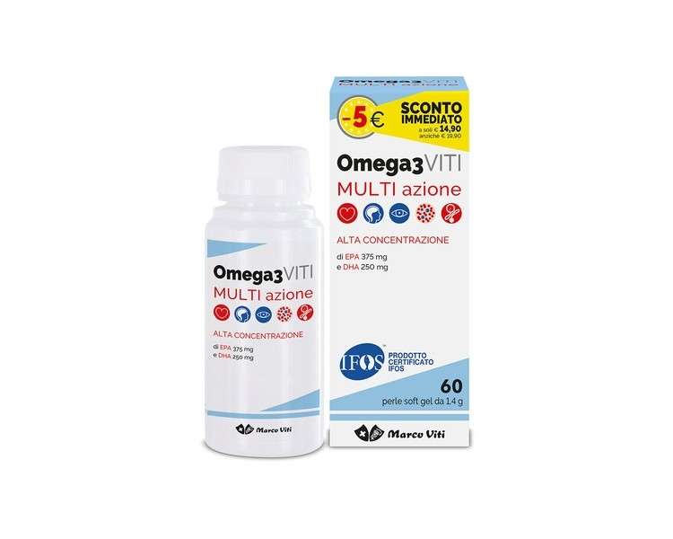 Omega 3 Multi Action Screws 60 Softgel Pearls