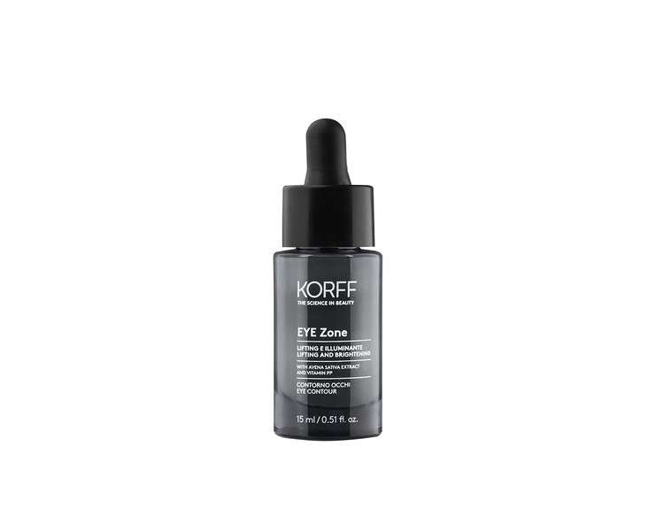 Korff Eye Zone Contour Eye Bags and Eyes with Hyaluronic Acid and Vitamin PP Lifting and Highlighter Effect 15ml