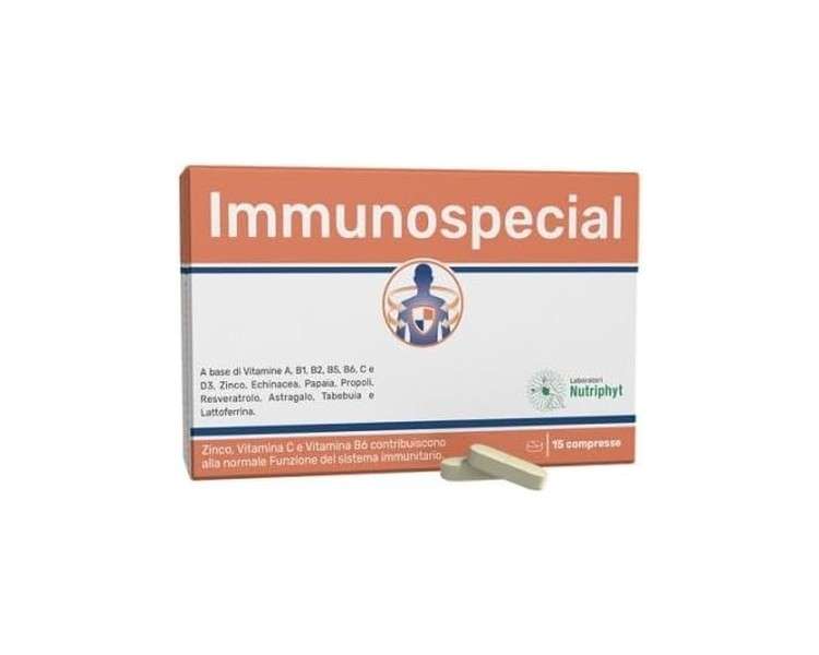 Laboratori Nutriphyt Immunospecial 15 Tablets 7.5g