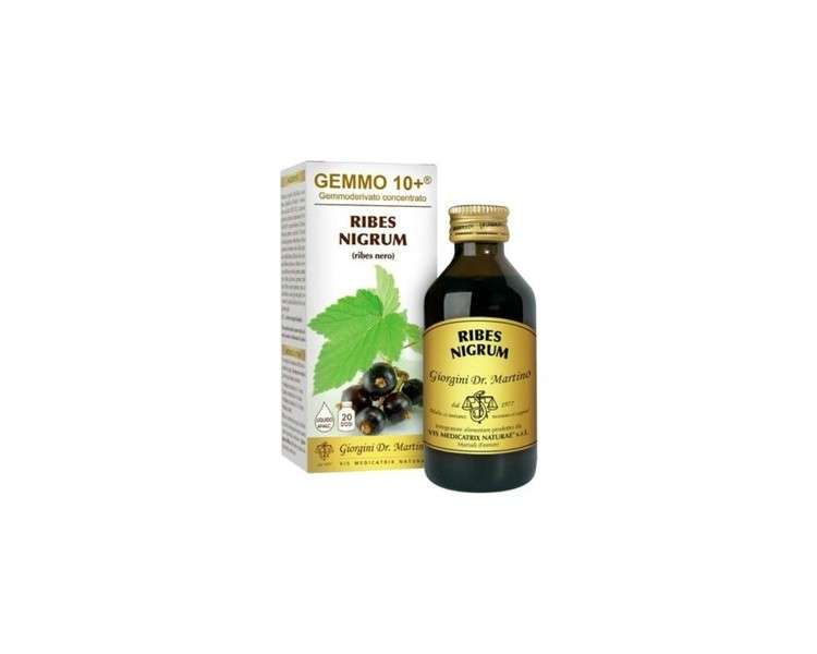 Dr. Giorgini Gemmo 10+ Blackcurrant 200ml Natural Allergy Supplement