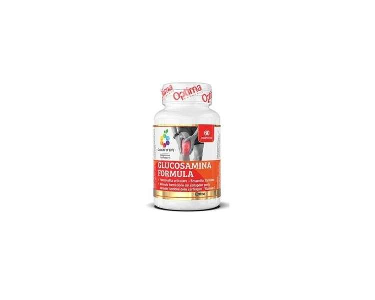 Optima Naturals Glucosamine Formula Joint Health Supplement 60 Tablets