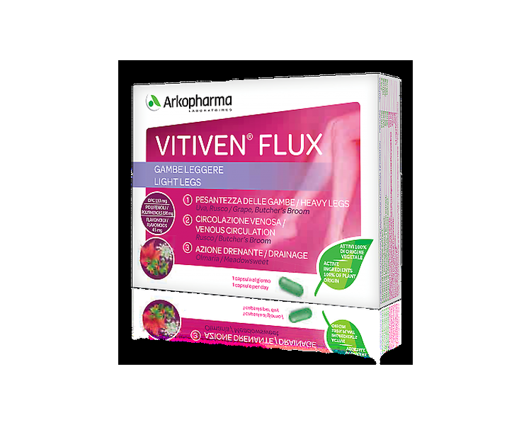 Arkopharma Vitiven Flux Veinoflux Dietary Supplement 30 Capsules