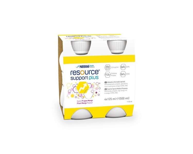 Resource Support Plus Nestlé Health Science 125ml - Pack of 4