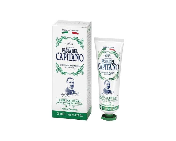 Pasta del Capitano 1905 Natural Herbal Toothpaste 25ml