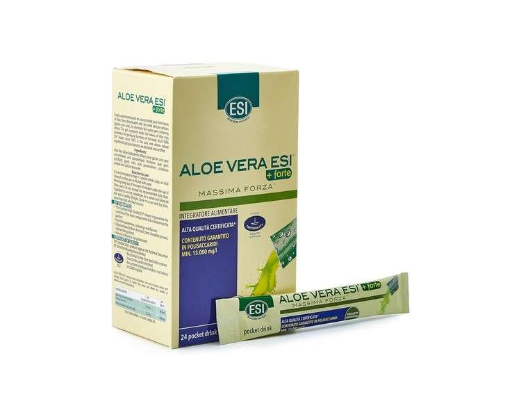 ESI Aloe Vera Concentrated Strong Aloe Vera Juice 24 Pocket Drink