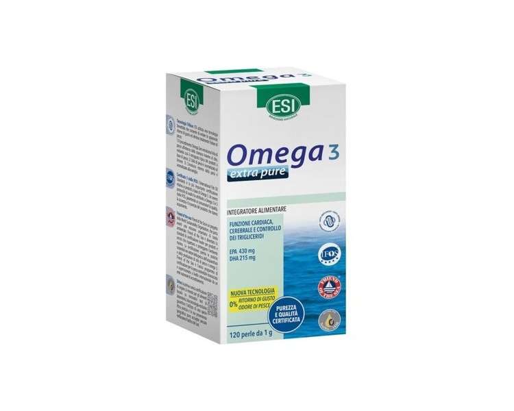 Omega 3 Extra Pure ESI 120 Pearls