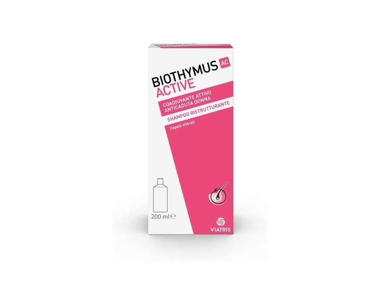 Biothymus AC Active Donna Restructuring Shampoo 200ml for Reducing Hair Loss for Women by Biothymus