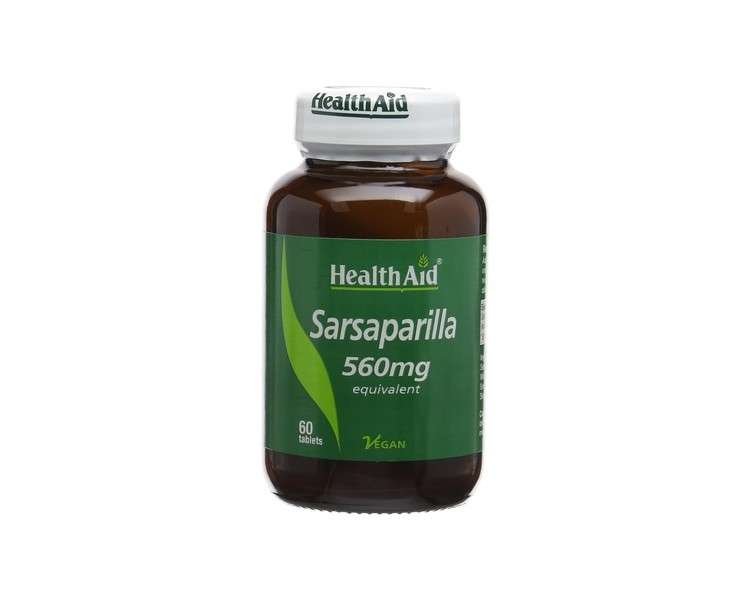 HealthAid Sarsaparilla 560mg 60 Tablets