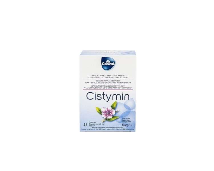 COSVAL Cistymin Urinary Tract Supplement 24 Pills
