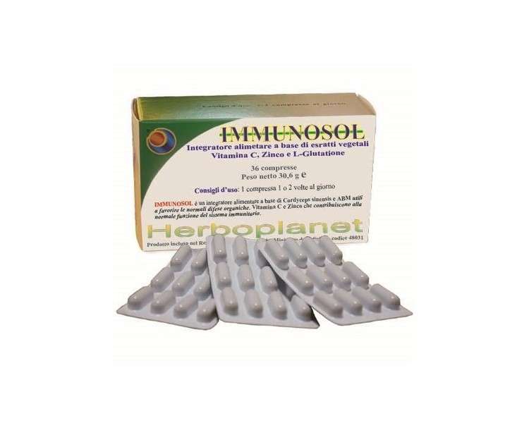 HerboPlanet Immunosol Dietary Supplement 36 Tablets