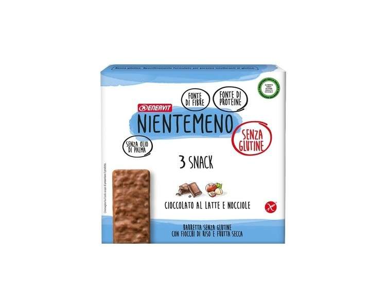 Enervit Milk Chocolate and Hazelnuts 33g - Pack of 3