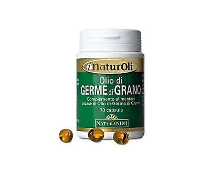 Naturando Wheat Germ Oil Dietary Supplement 70 Capsules