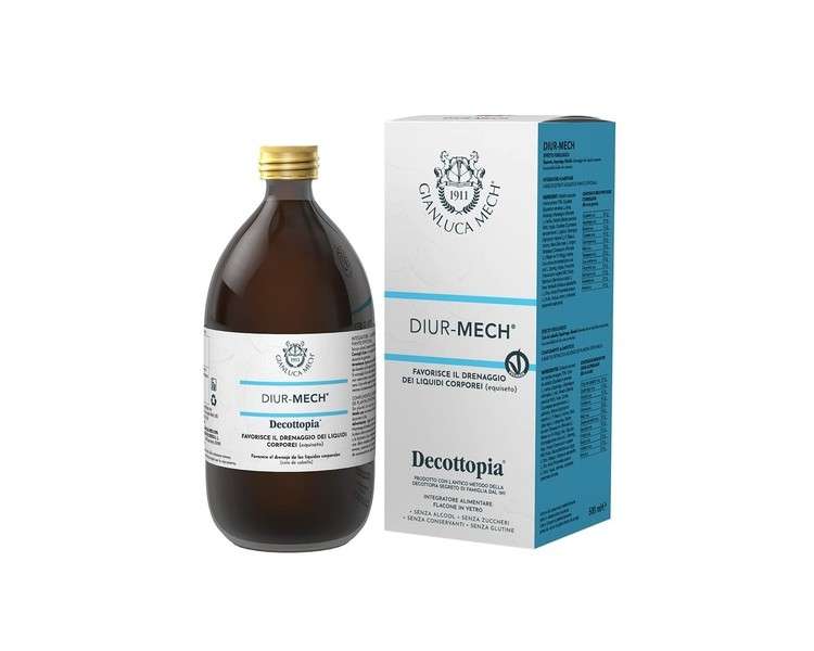 Gianluca Mech Diur-Mech Decottopia for Body Fluid Drainage with Horsetail 500ml