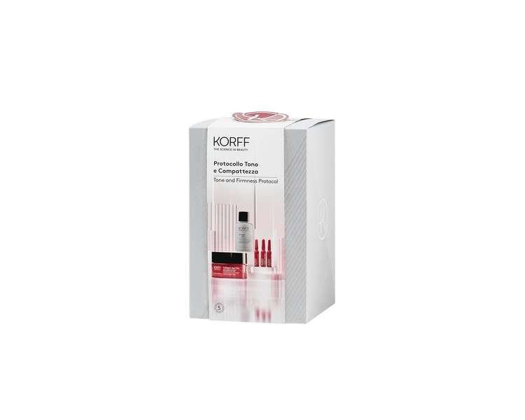 Korff Box Protocol Tone and Compactness, Liquid Exfoliator, Boosting Ampoules, Face Cream