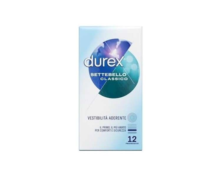 Durex Settebello Classic Fitted Condoms