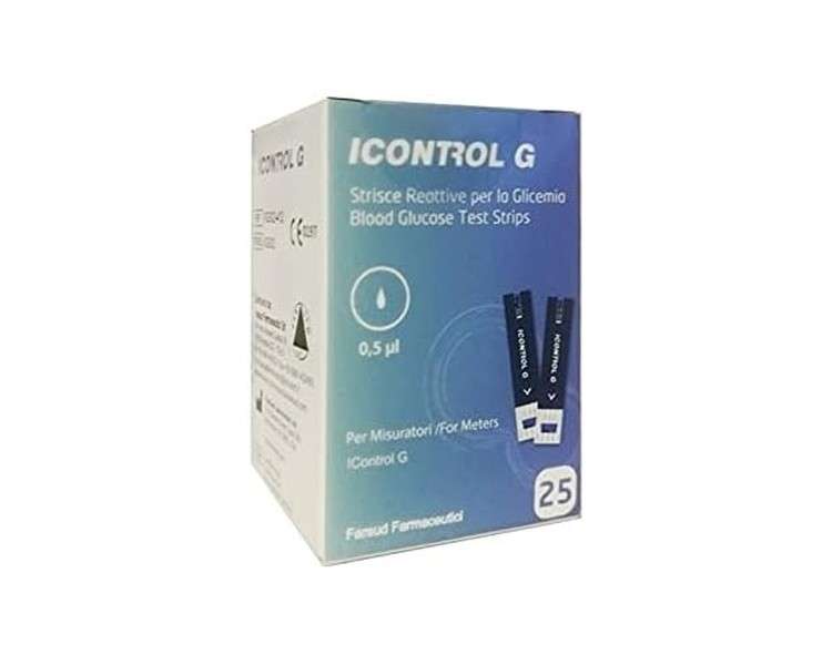 Farsud Farmaceutici Icontrol G Glycemic Strips 25 Strips