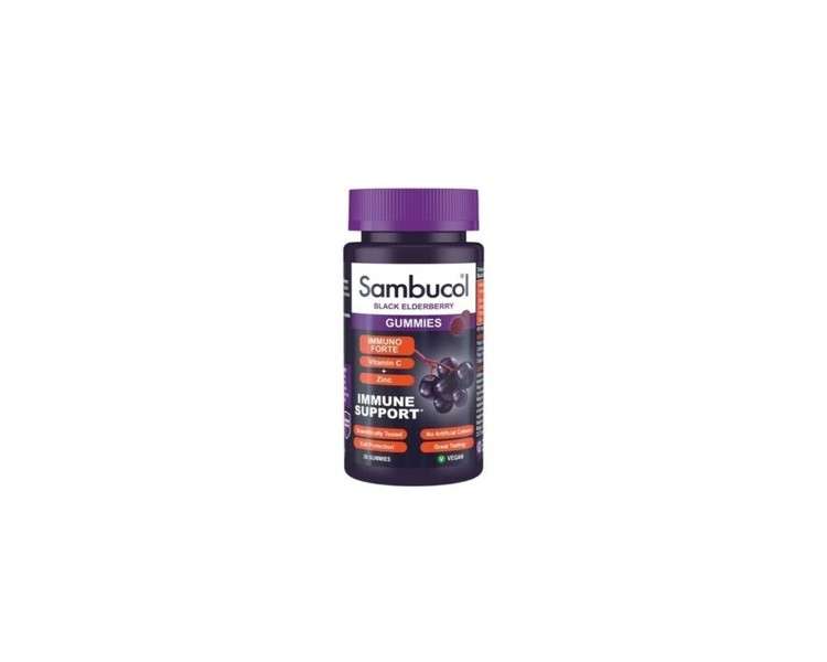 NAMED Sambucol Immune Boost Supplement 30 Gummies