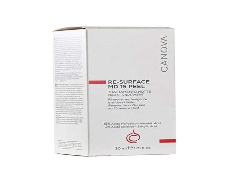 Canova Resurface MD15 Peel Night Antioxidant Treatment 30ml