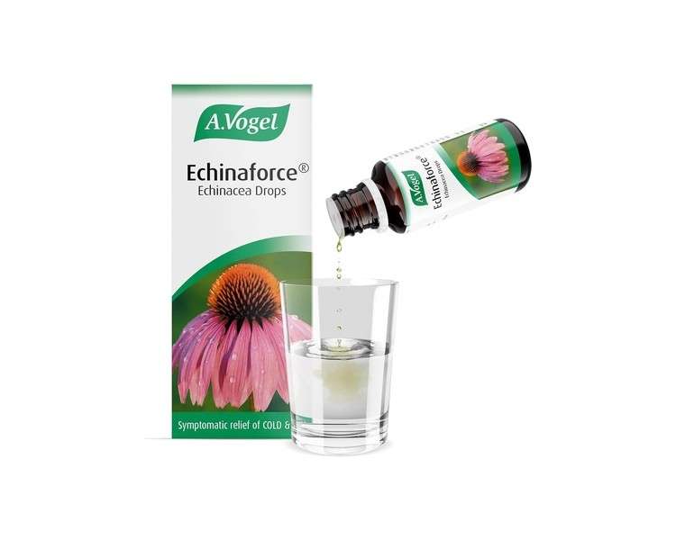 A.Vogel Echinaforce Echinacea Drops Relieves Cold & Flu Symptoms by Strengthening the Immune System 50ml