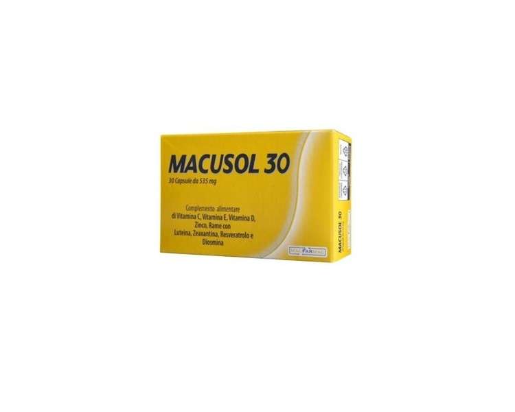 MACFARMAC Macusol 30 Vitamin and Minerals Supplement 30 Capsules