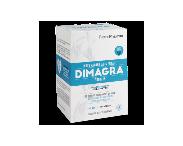 PromoPharma Dimagra Protein Dietary Supplement Flavorless 10 Sachets