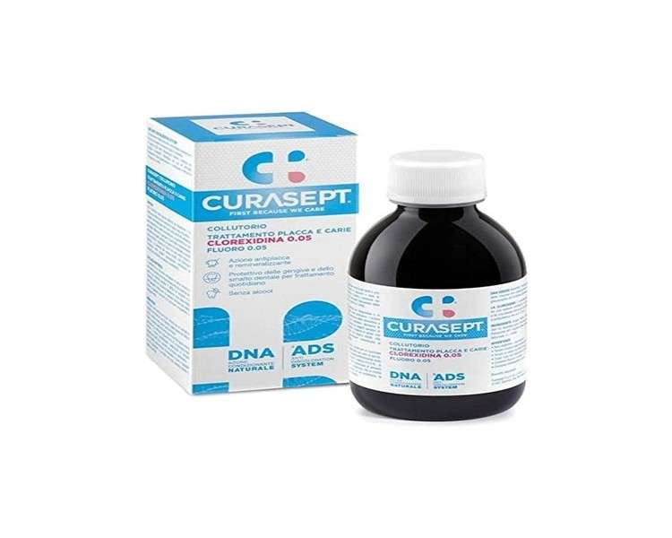 Curasept Mouthwash 0.05 Sensitivity Relief Alcohol Free 200ml