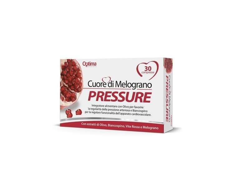 Herz Von Granatapfel Pressure 30 Tablet Supplement - Optima Naturals