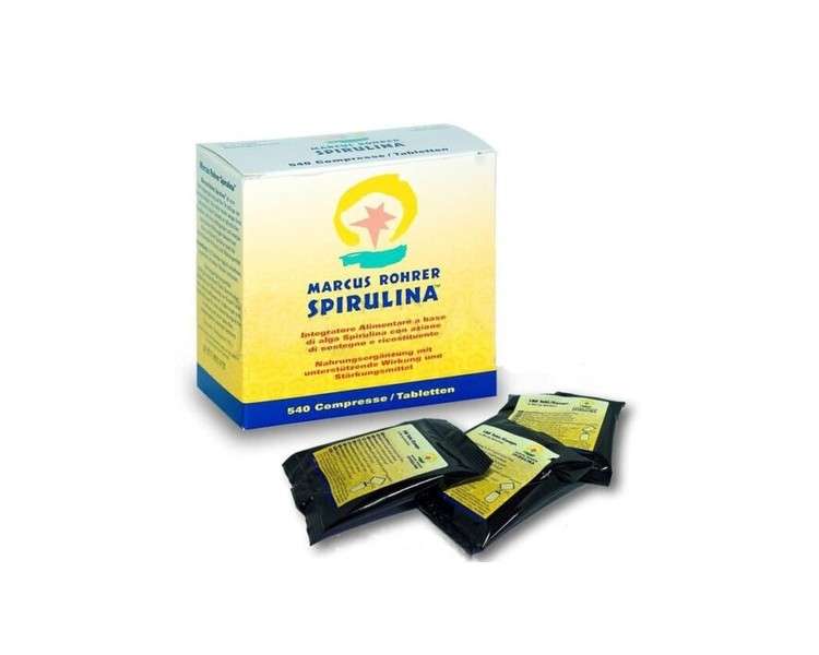 Marcus Rohrer Spirulina Refill Dietary Supplement 180 Tablets - Pack of 3