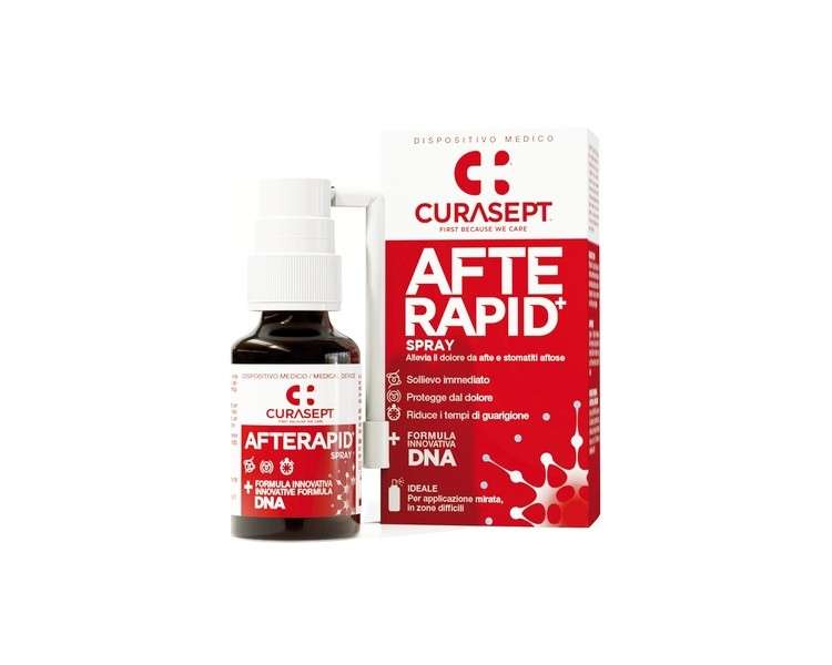 Curasept Afte Rapid Spray Innovative DNA Formula 15ml