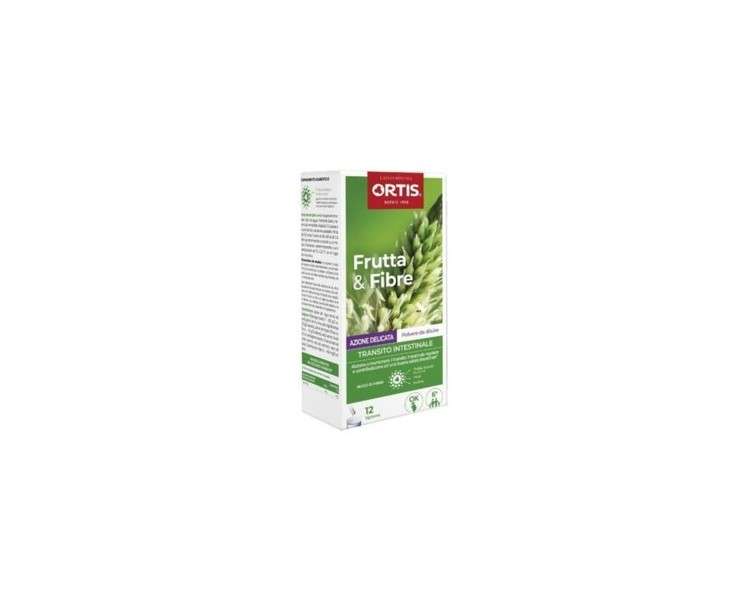 ORTIS LABORATOIRES Frutta & Fibre Gentle Action Fiber Supplements 12 Sticks