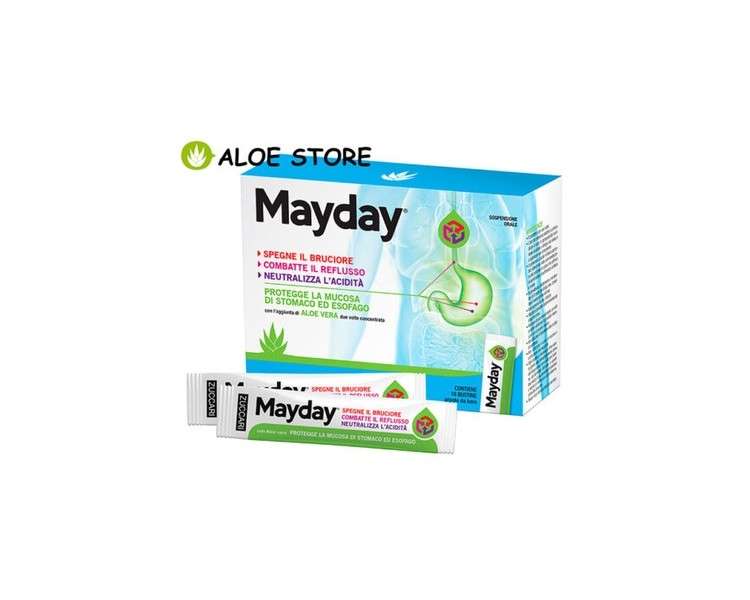 Zuccari Aloe Vera MayDay 18 Sachets Protects the Mucosa of the Esophagus